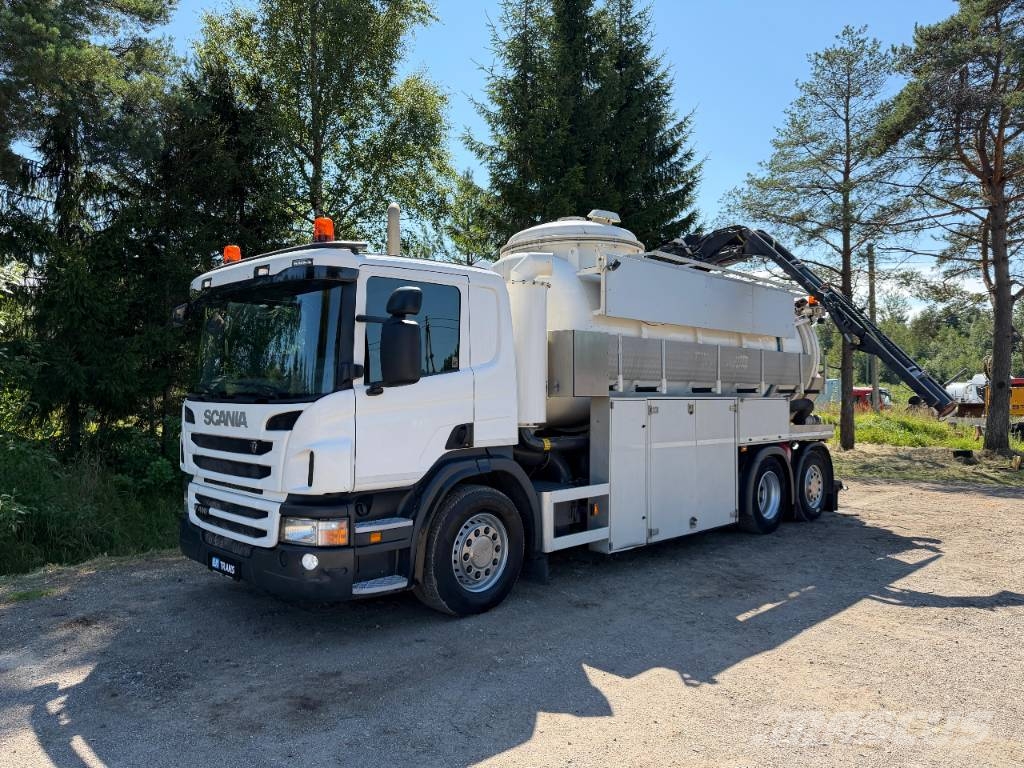 Scania P 410 Camiones aspiradores/combi