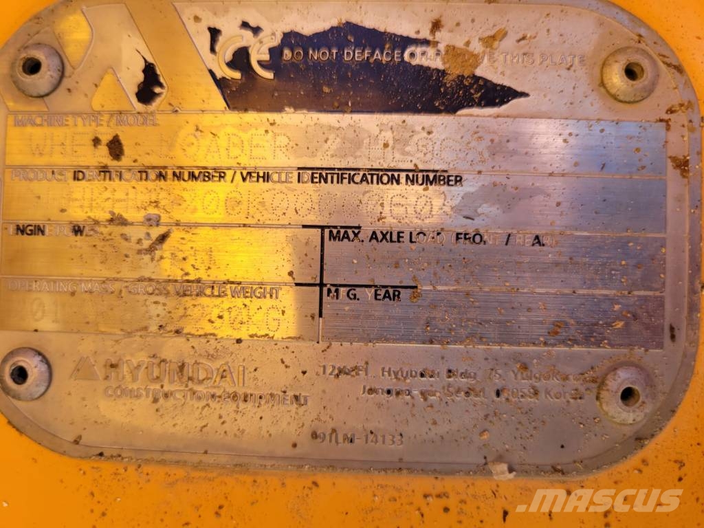 Hyundai HL 965 Kolesni nakladalci