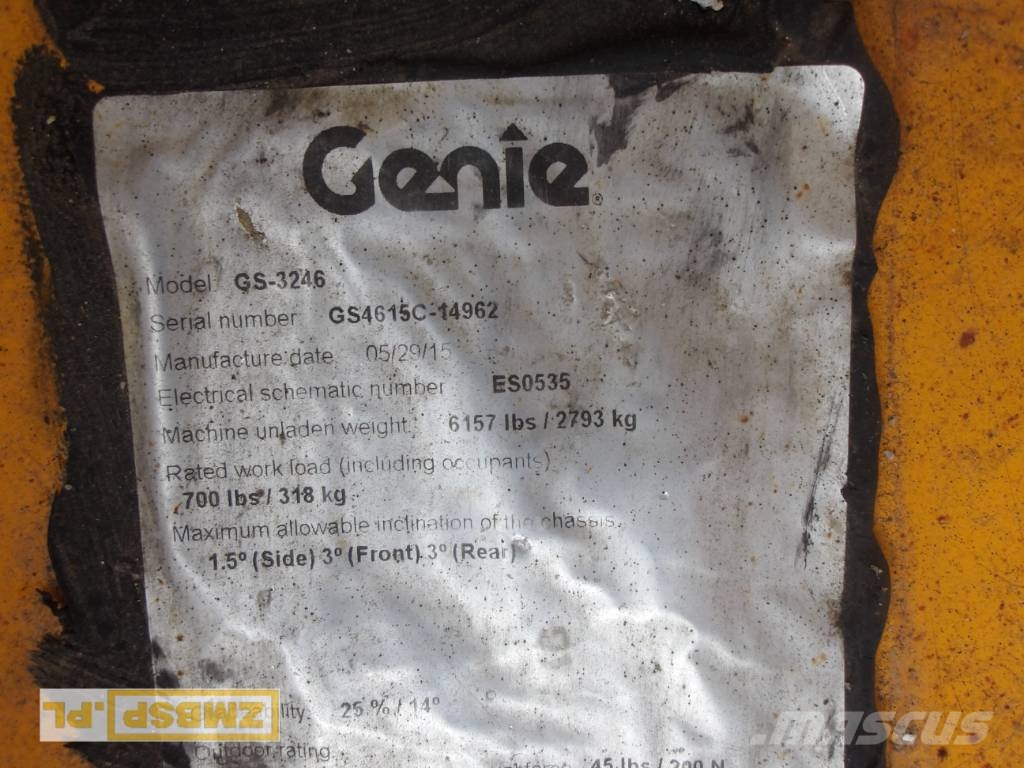 Genie GS 3246 Ножничные подъемники