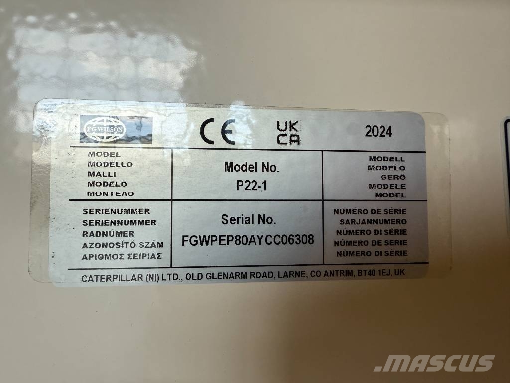 FG Wilson P22-1 - 22 kVA Open Genset - DPX-16002-O Γεννήτριες ντίζελ