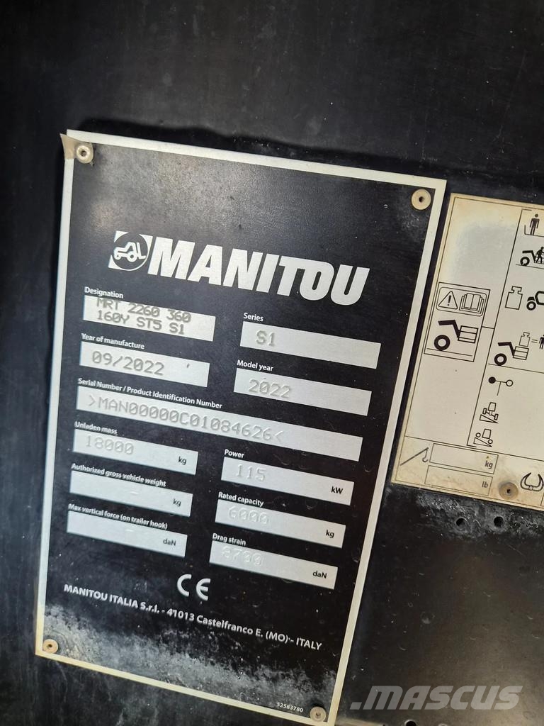 Manitou MRT 2260 Teleskooplaadurid