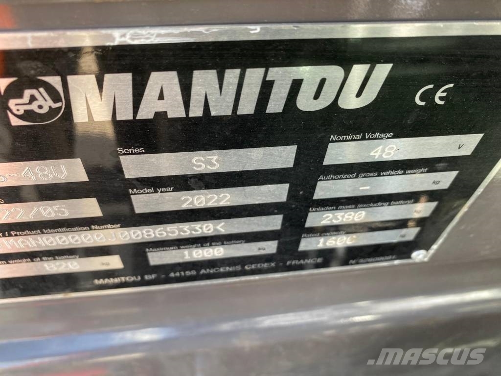 Manitou ME 316 Electric forklifts