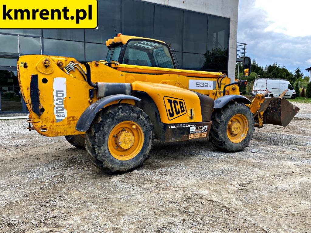 JCB 532-120 ŁADOWARKA TELESKOPOWA. 2004R Teleskoplæssere