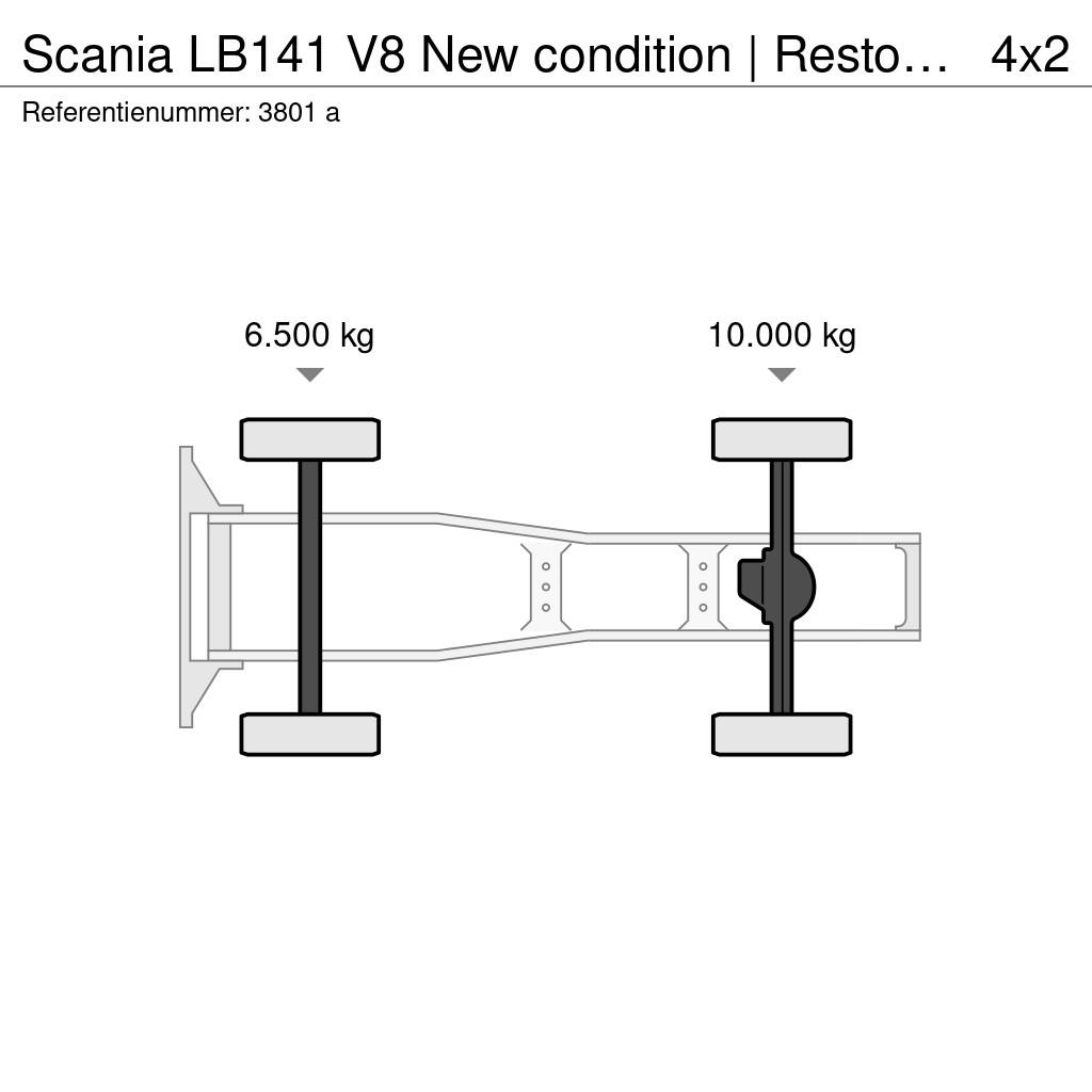 Scania LB141 V8 New condition | Restored | oldtimer | nl وحدات الجر