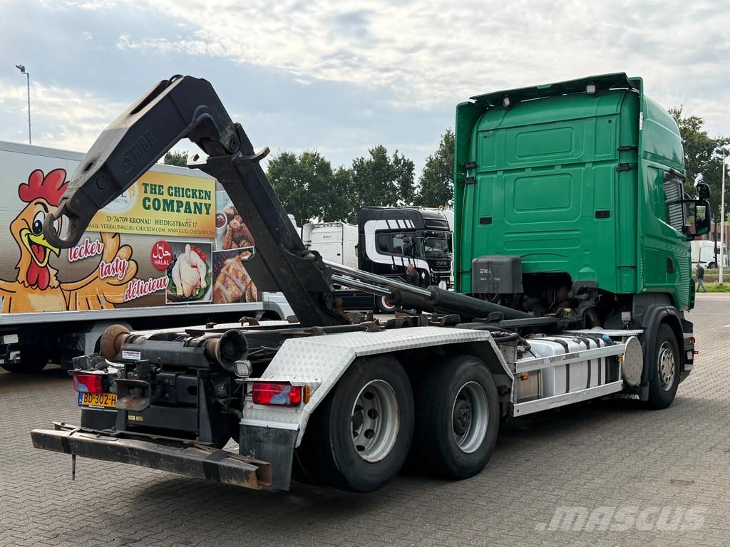 Scania R560 V8 6x2 Hiab 20T Haakarm Retarder *660 Tkm* Eu Rol kiper kamioni sa kukom za podizanje tereta