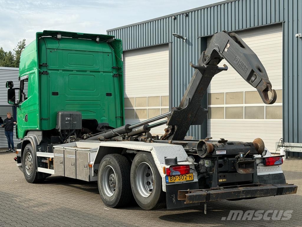 Scania R560 V8 6x2 Hiab 20T Haakarm Retarder *660 Tkm* Eu Rol kiper kamioni sa kukom za podizanje tereta