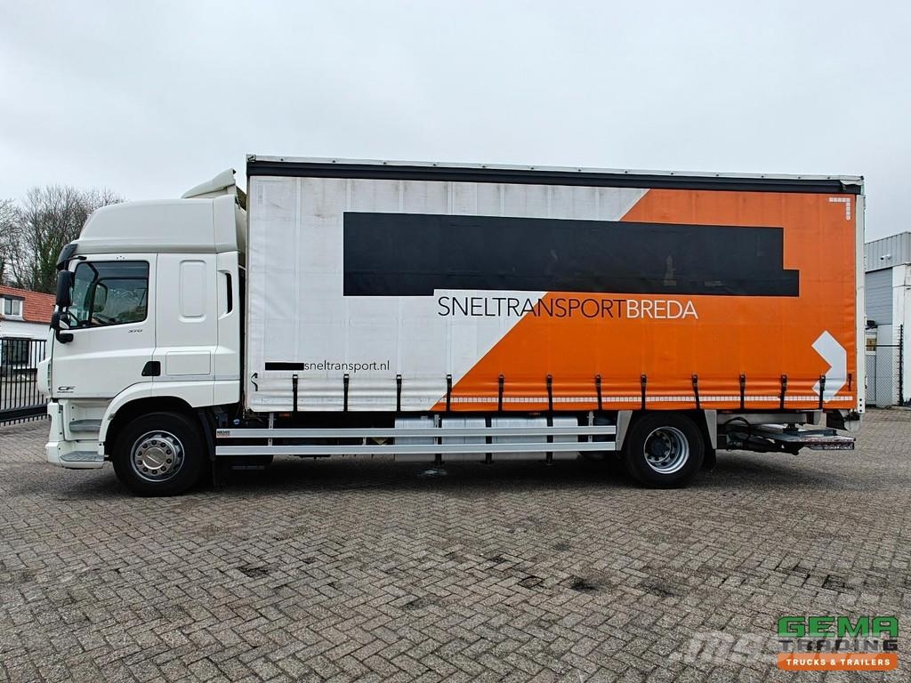 DAF CF 370 FA 4x2 Spacecab Euro6A - 7.7m sliding tarpa Camiones de caja de lona