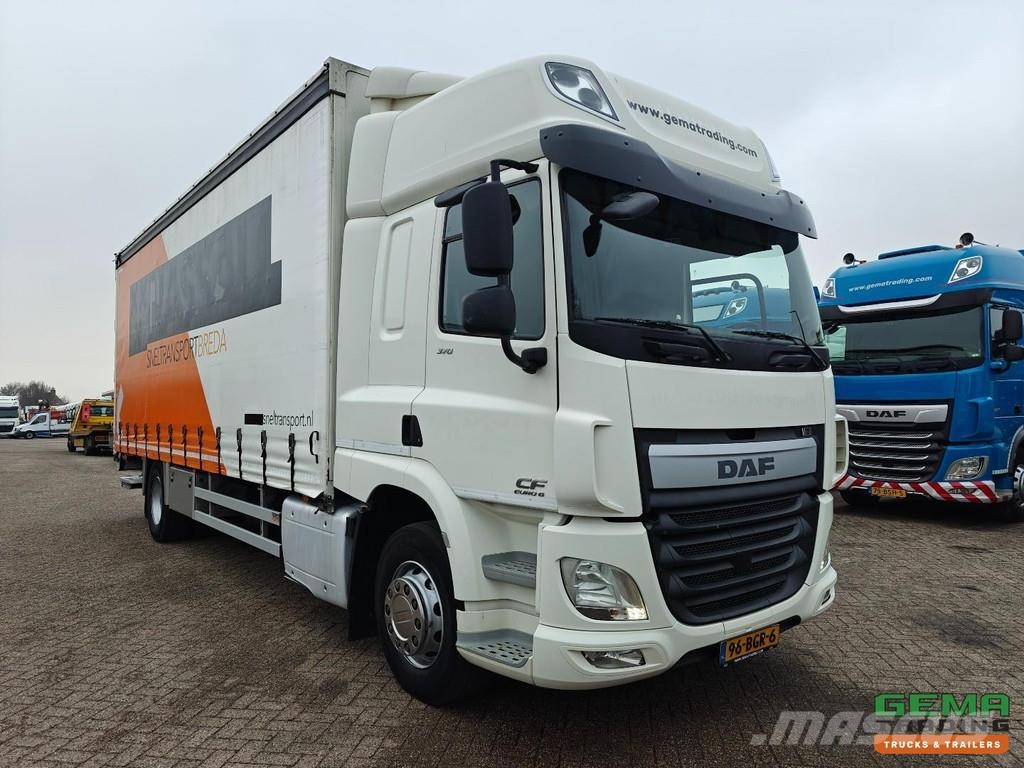 DAF CF 370 FA 4x2 Spacecab Euro6A - 7.7m sliding tarpa Camiones de caja de lona