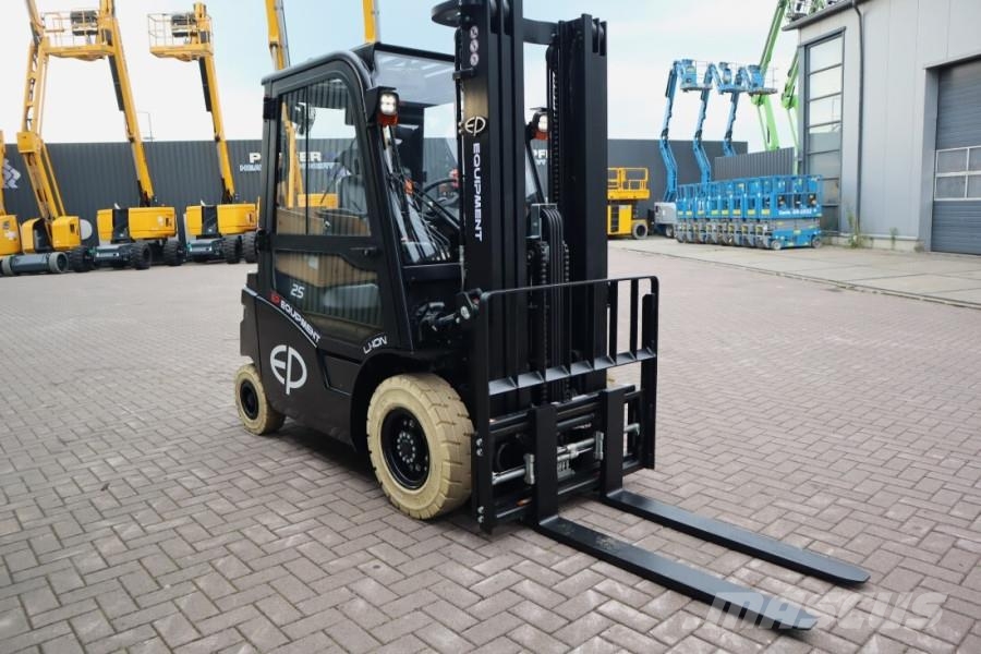 EP EFL253 Valid inspection, Electric Lithium power, 2 Camiones diesel