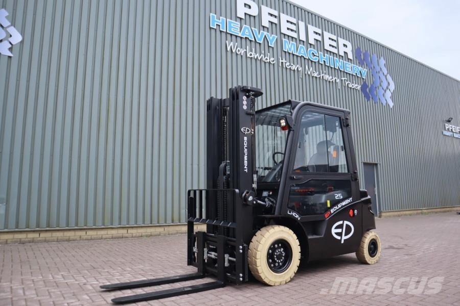 EP EFL253 Valid inspection, Electric Lithium power, 2 Camiones diesel