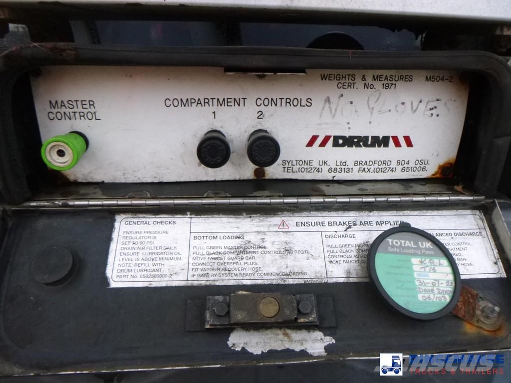 Heil / Thompson Fuel tank alu 34.2 m3 / 1 comp Tanksemi