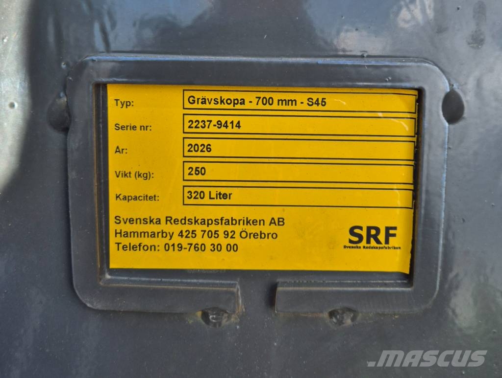 SRF Gräv - VA-skopa S45 Benne