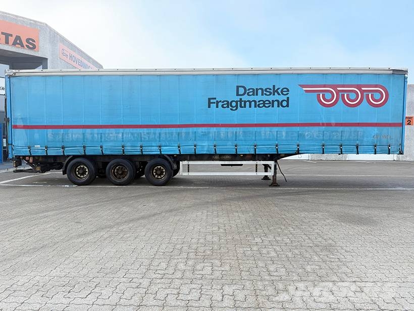 Kel-Berg 3 axle Curtainsider / Planenauflieger Tentinės puspriekabės