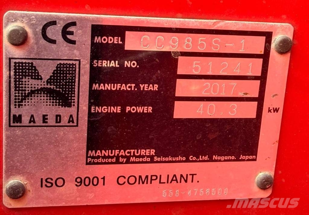 Maeda CC985 S-1 Rupshijskranen