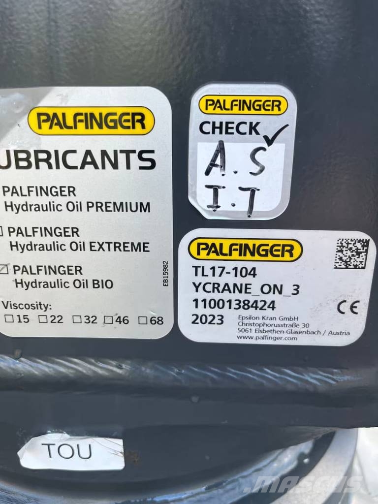 Palfinger Epsilon TL 17 Grúas para madera