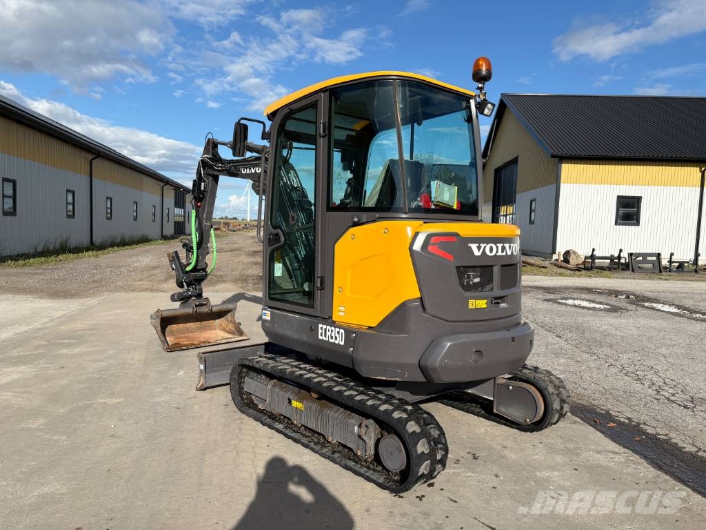 Volvo ECR35D minigrävare, sv-såld, rototilt, c-smörj Minigraafmachines < 7t