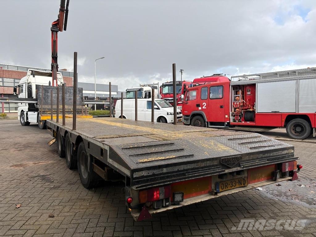 Broshuis PALFINGER 17502 5x + EXTENTABLE 3M + 3x AXLE STEER Semirremolques para transporte de vehículos