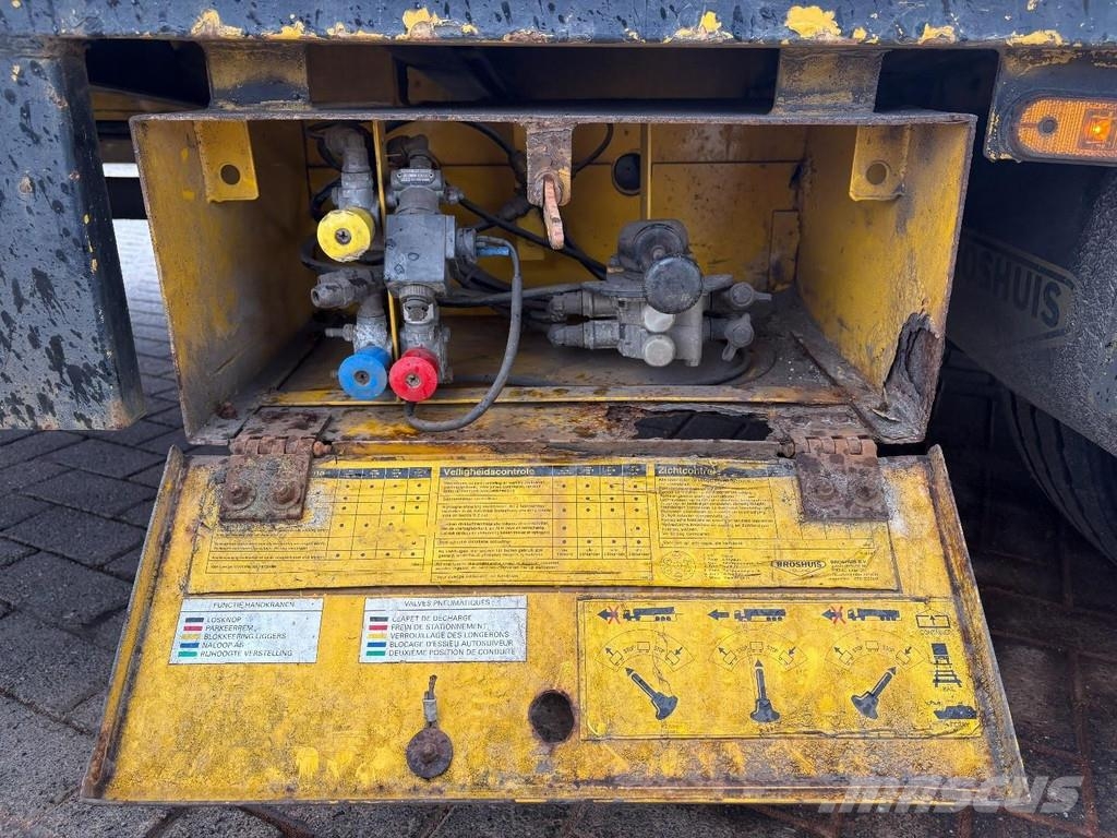 Broshuis PALFINGER 17502 5x + EXTENTABLE 3M + 3x AXLE STEER Semirremolques para transporte de vehículos