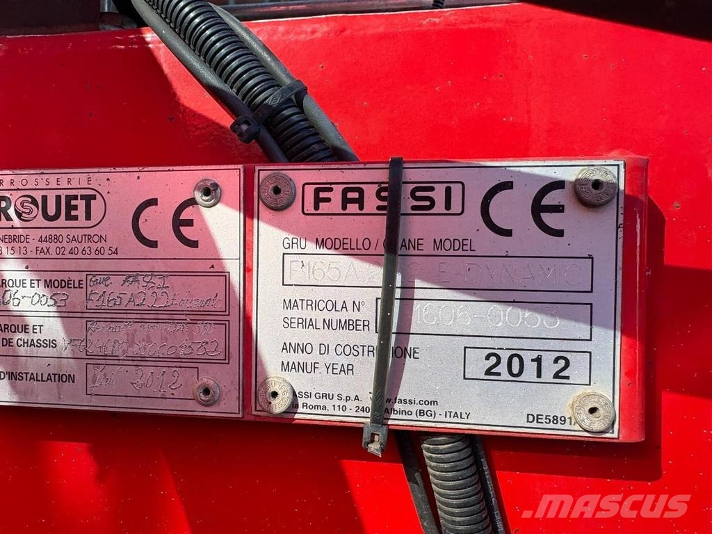 Renault Premium 380 DXI + FASSI F 165-- 2 + REMOTE + HYDRA All-Terrain-Krane