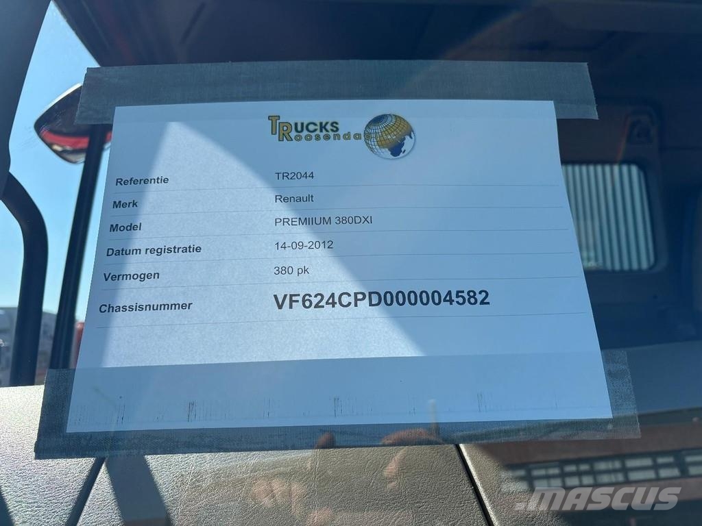 Renault Premium 380 DXI + FASSI F 165-- 2 + REMOTE + HYDRA Автокраны