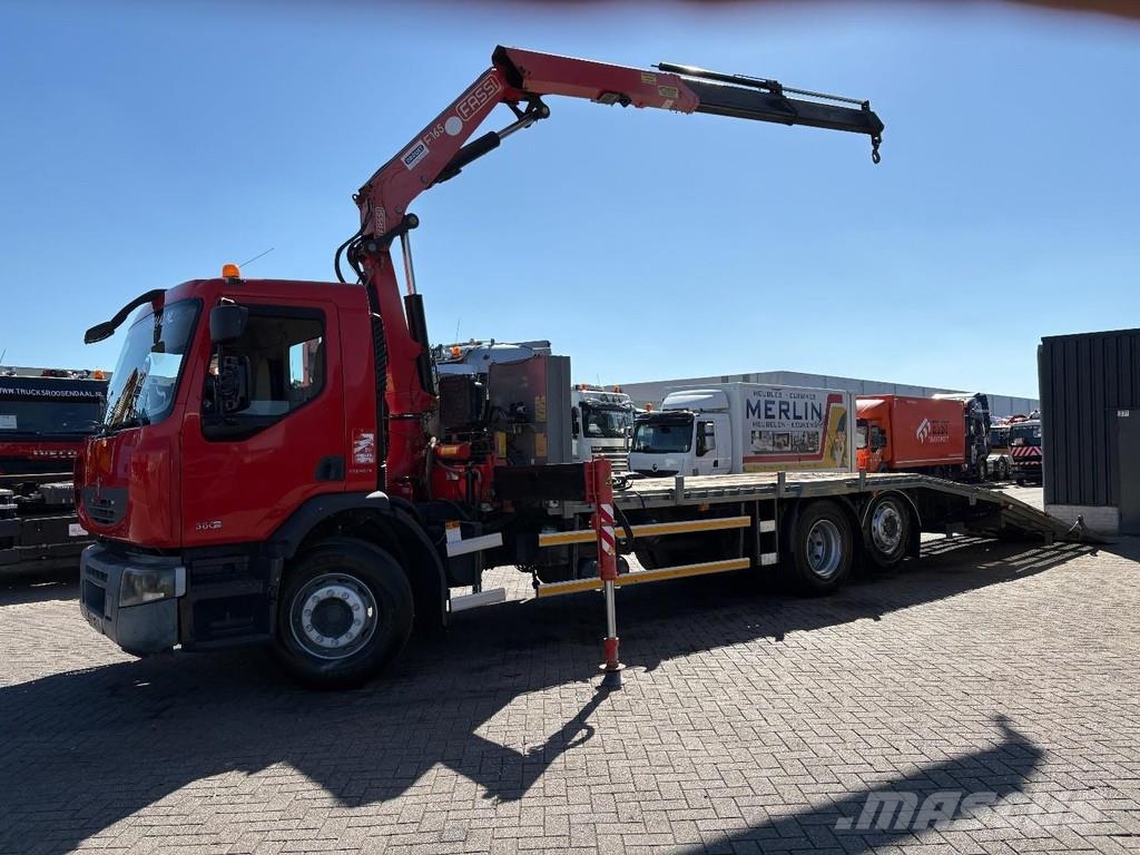 Renault Premium 380 DXI + FASSI F 165-- 2 + REMOTE + HYDRA رافعات صالحة لكل أنواع الطرق