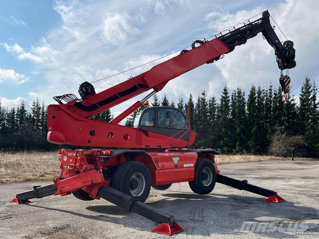 Manitou MRT 3050 WINCH + HOOK / BASKET / PENDOLO 3D / FORK Teleskoplader