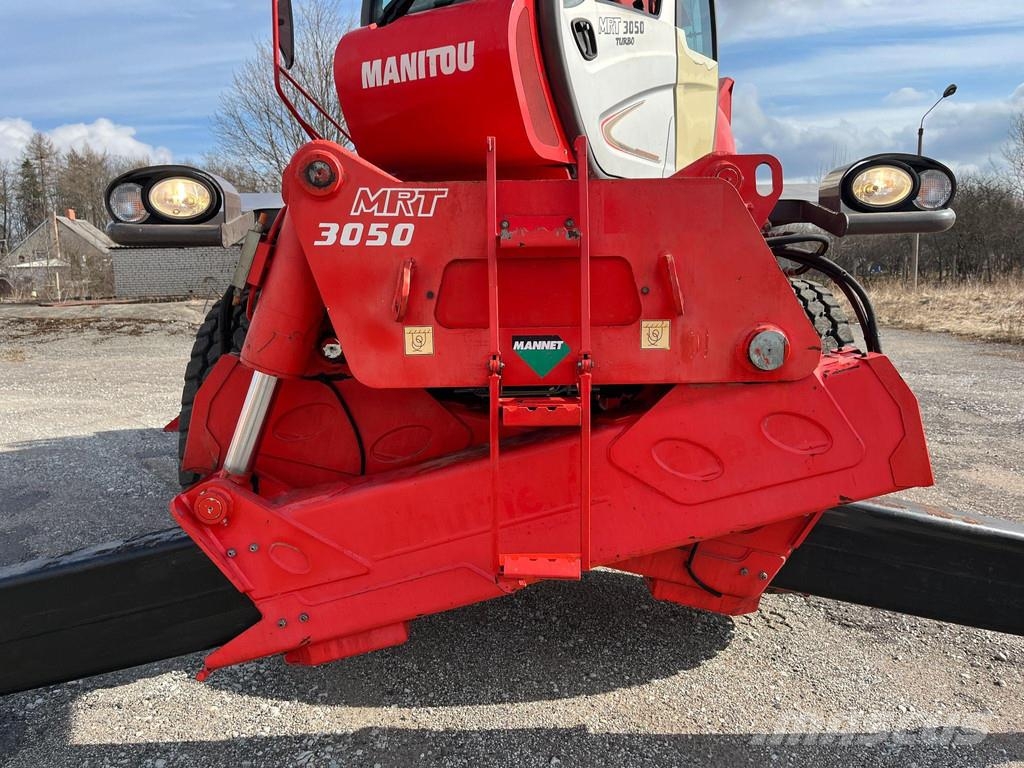 Manitou MRT 3050 WINCH + HOOK / BASKET / PENDOLO 3D / FORK Teleskoplader