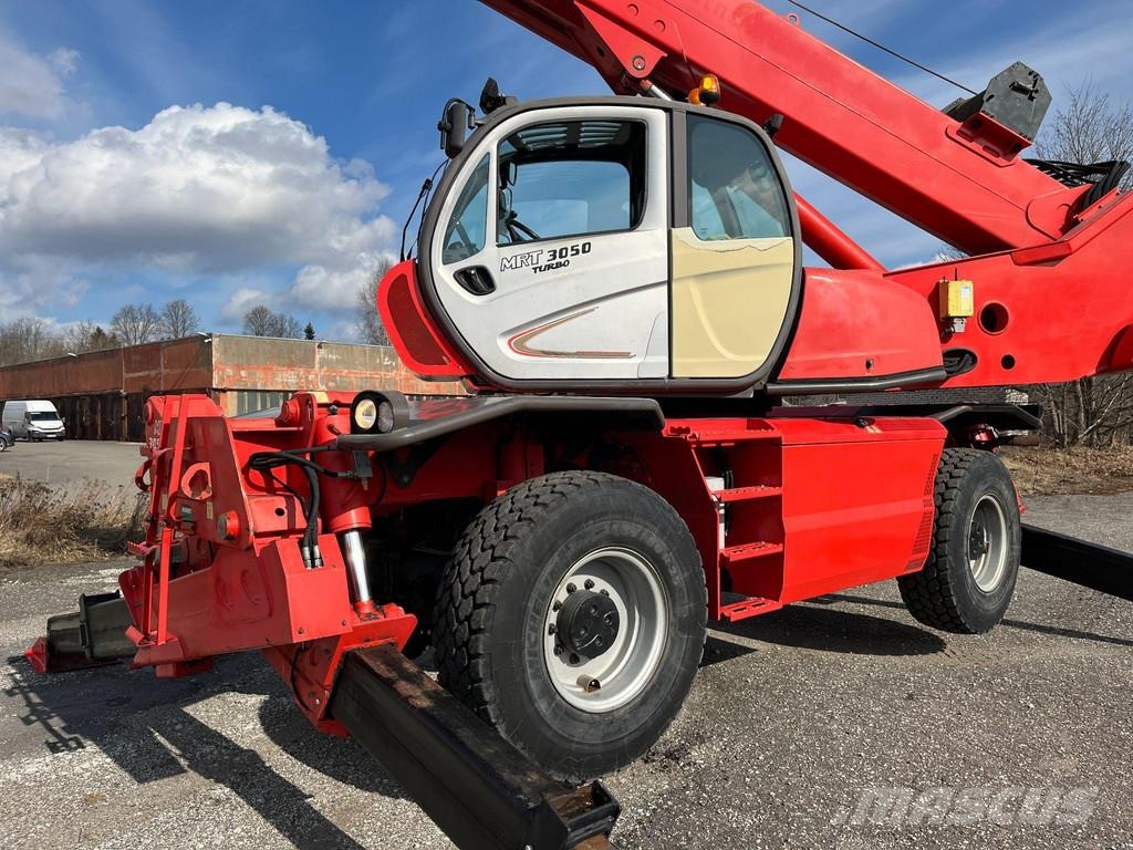 Manitou MRT 3050 WINCH + HOOK / BASKET / PENDOLO 3D / FORK Teleskoplader