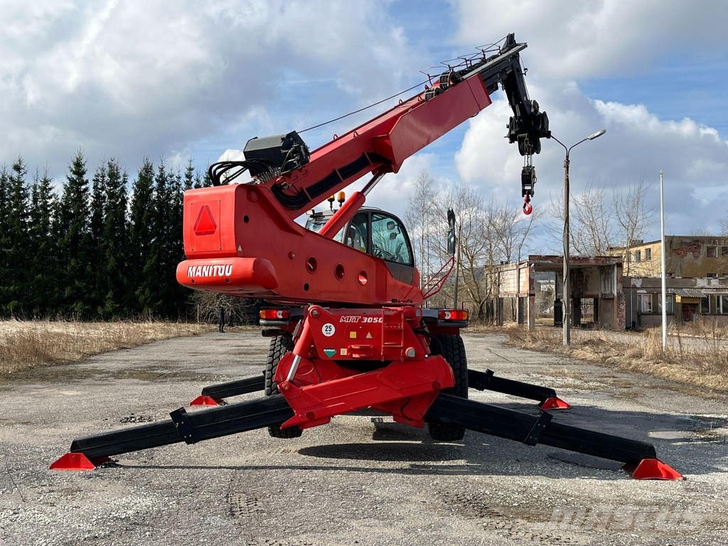 Manitou MRT 3050 WINCH + HOOK / BASKET / PENDOLO 3D / FORK Teleskoplader