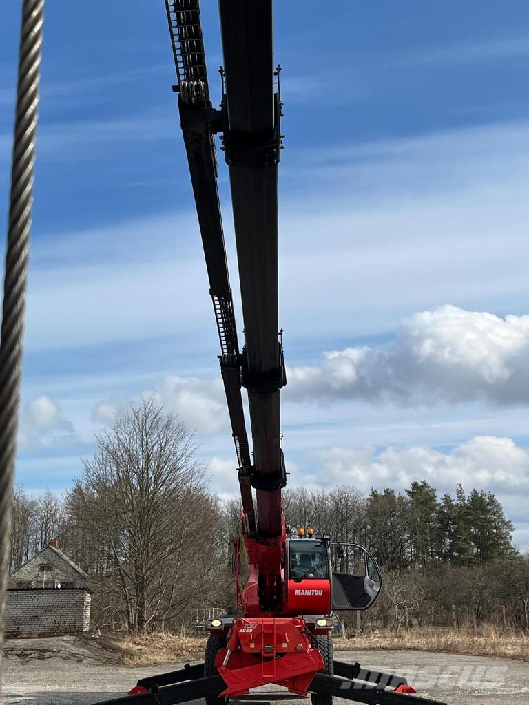 Manitou MRT 3050 WINCH + HOOK / BASKET / PENDOLO 3D / FORK Teleskoplader
