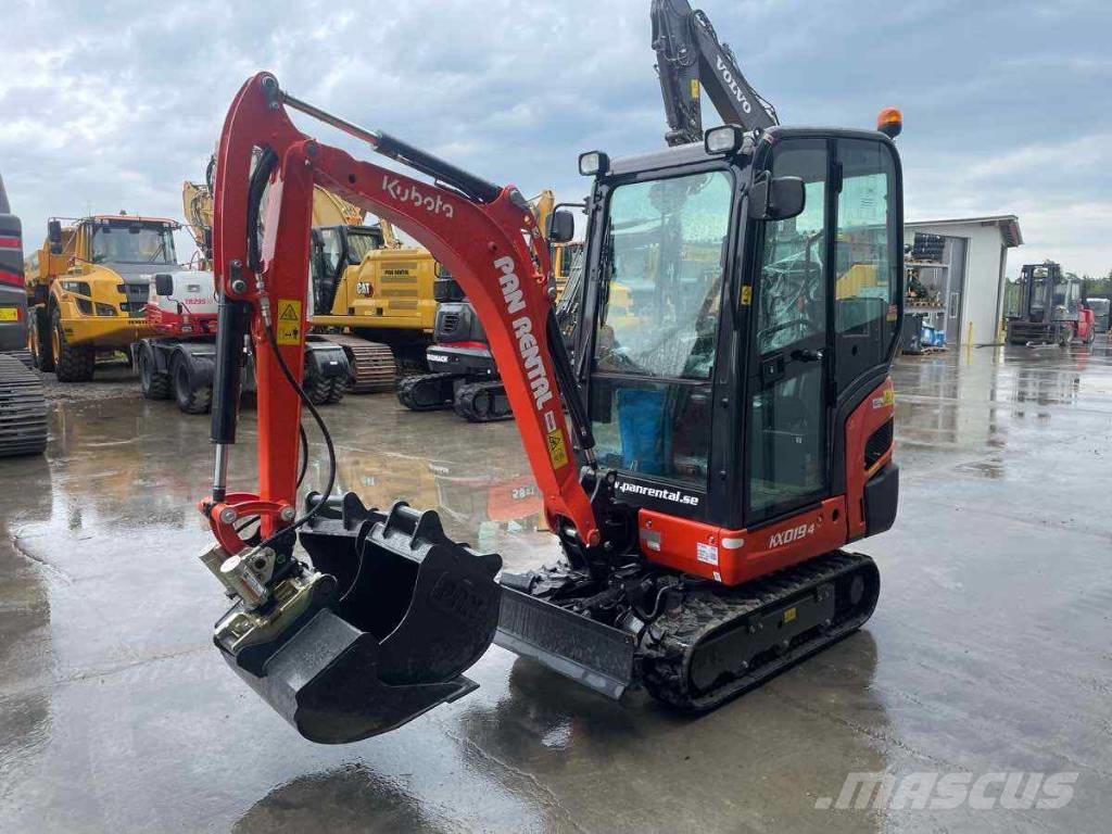 Kubota KX019-4 Uthyres/For Rental Minigraafmachines < 7t