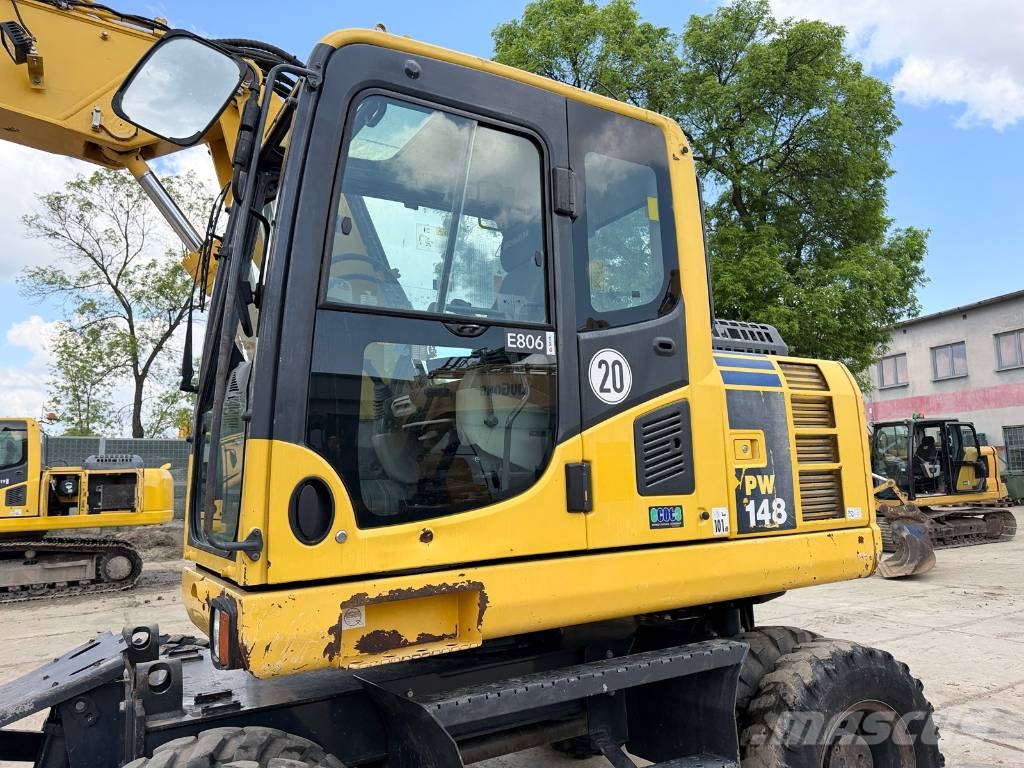 Komatsu PW 148-8 Εκσκαφείς με τροχούς - λάστιχα