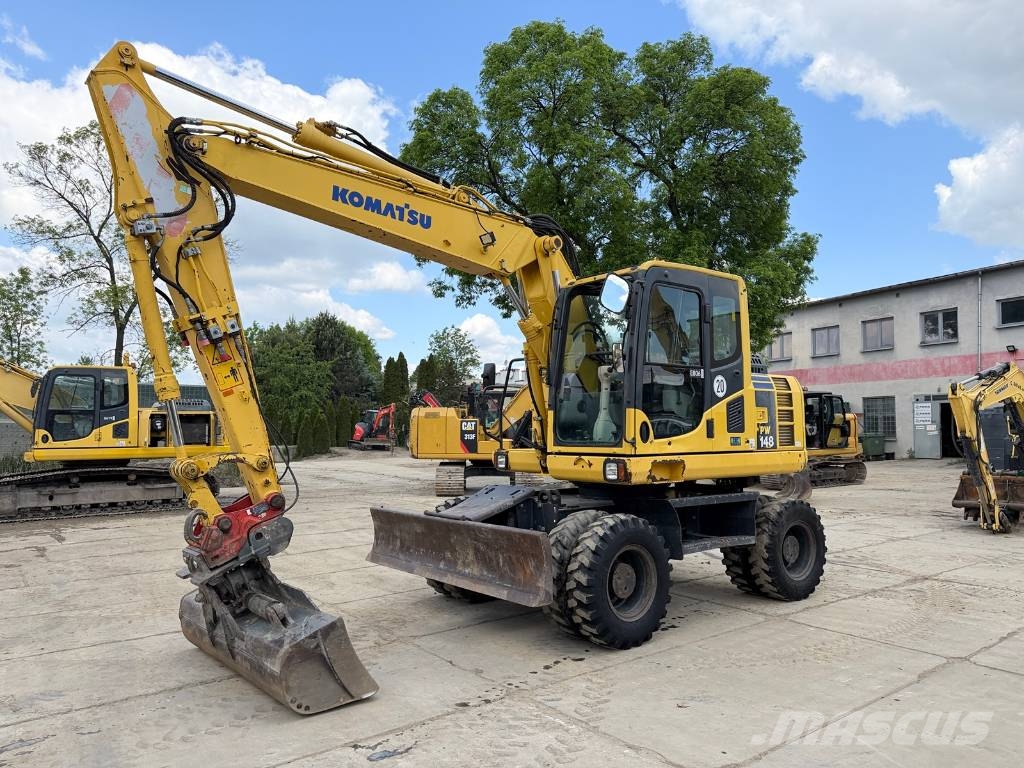 Komatsu PW 148-8 Εκσκαφείς με τροχούς - λάστιχα