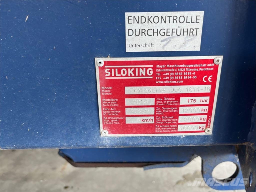 Siloking TrailedLine Duo 1814-16 Fullfodervagnar