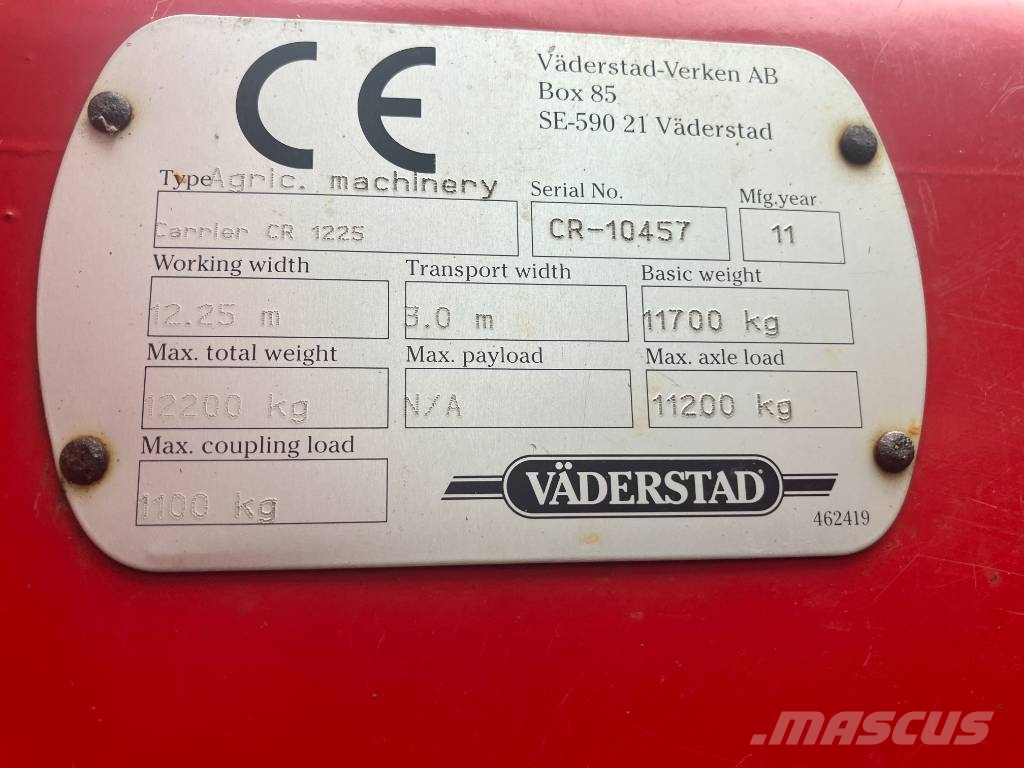 Väderstad Carrier 1225 + Biodrill Tallerkenharver