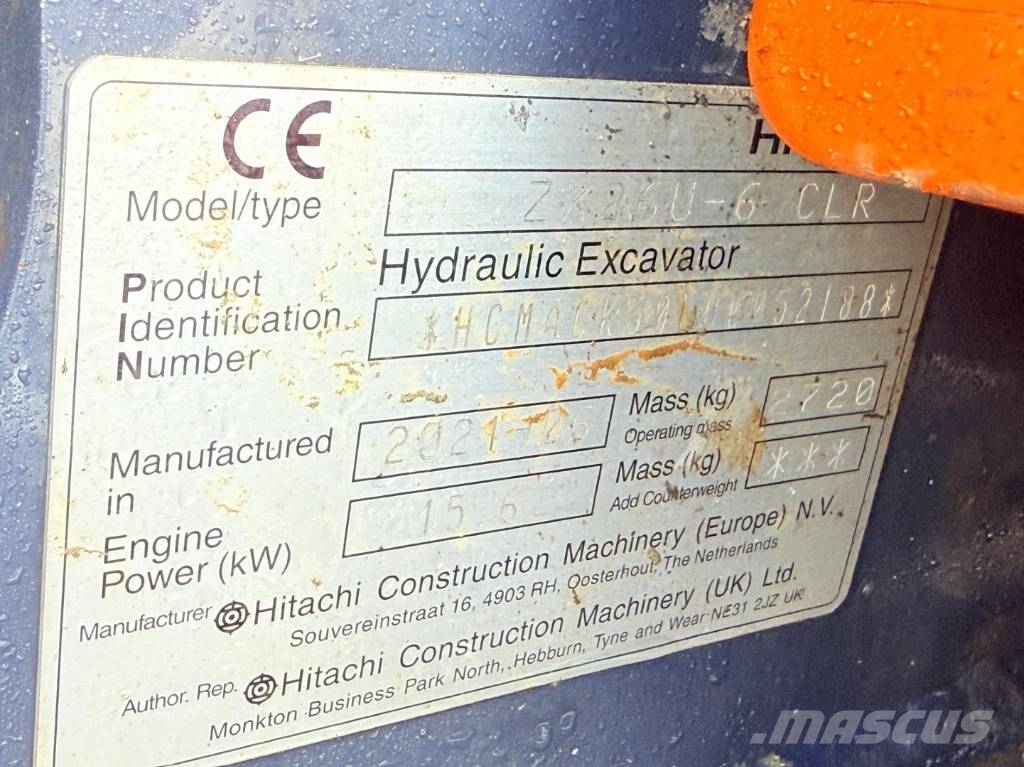 Hitachi ZX 26 U-6 CLR Minibagger < 7t