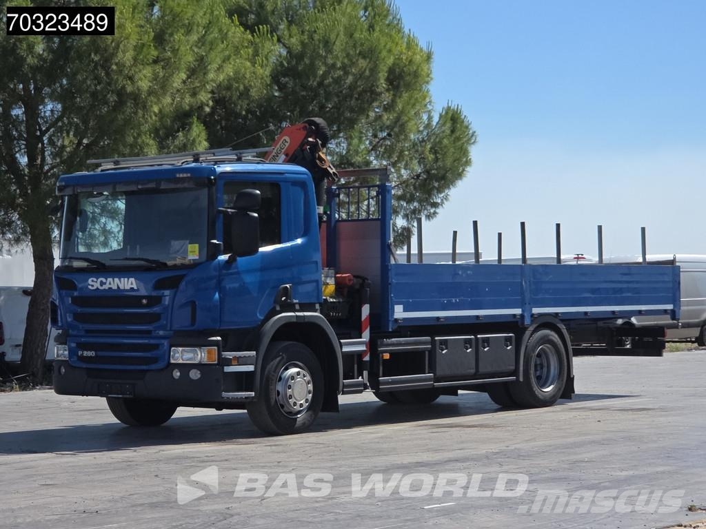 Scania P280 P 4X2 Palfinger PK 12002 EH Grúa con control Вантажівки-платформи/бокове розвантаження