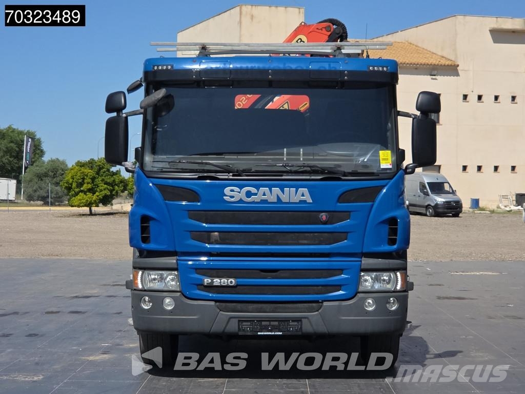 Scania P280 P 4X2 Palfinger PK 12002 EH Grúa con control Вантажівки-платформи/бокове розвантаження