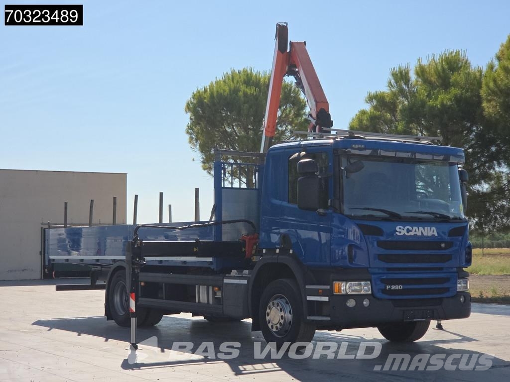 Scania P280 P 4X2 Palfinger PK 12002 EH Grúa con control Вантажівки-платформи/бокове розвантаження