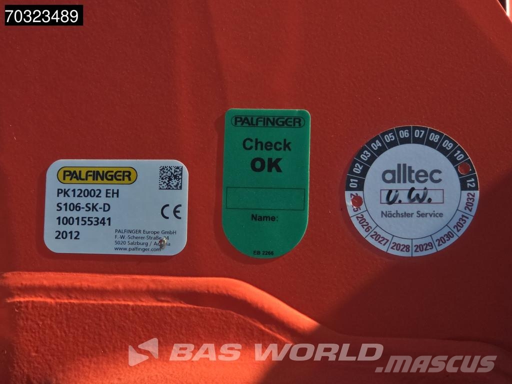 Scania P280 P 4X2 Palfinger PK 12002 EH Grúa con control Вантажівки-платформи/бокове розвантаження