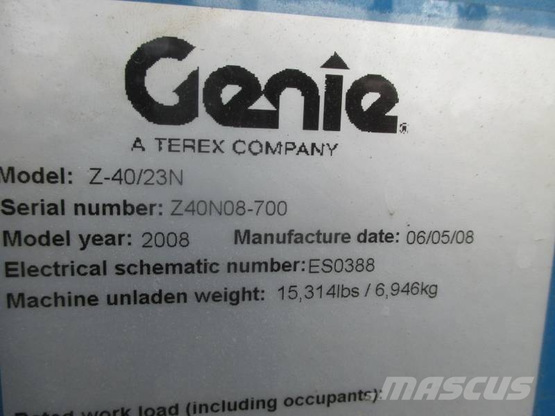 Genie Z 40/23 N 曲臂高空作業車