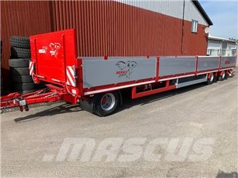 Benalu Mega flaksläpvagn / bodsläp مقطوروات مسطحة/مفصلية الجوانب