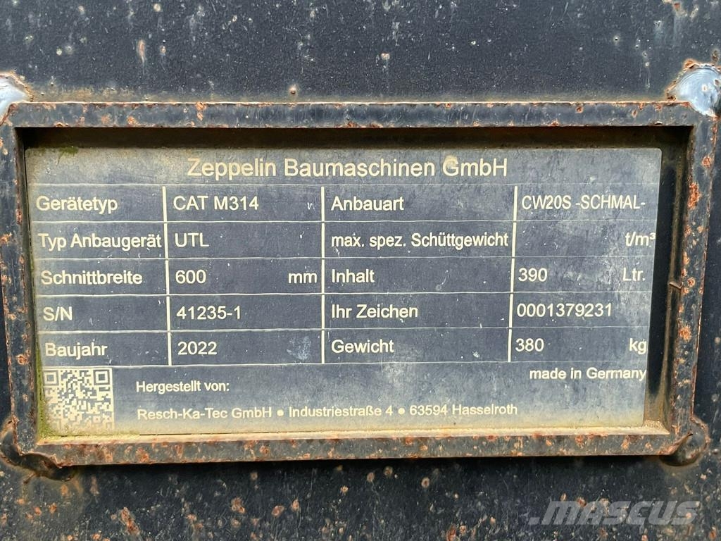 Verachtert HG3-600 CW 20s Łyżki do ładowarek