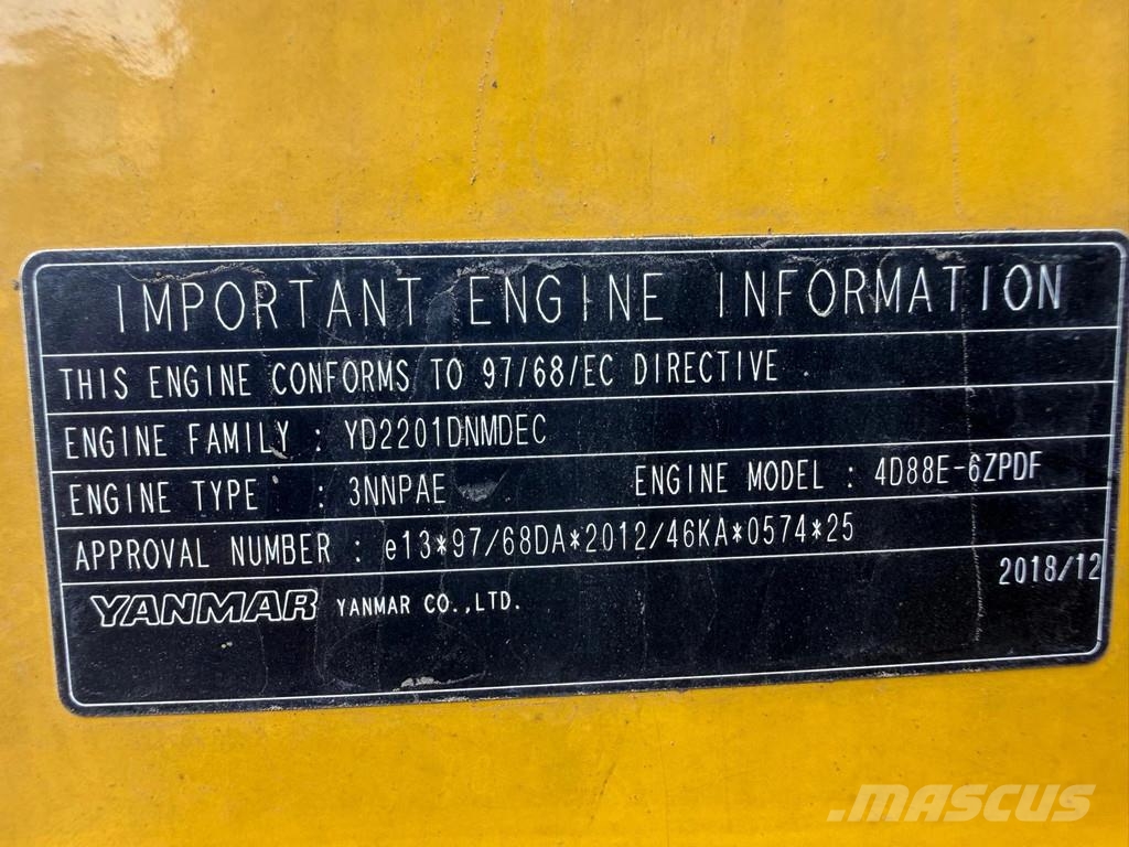 Komatsu PC55MR-5 Minigraafmachines < 7t