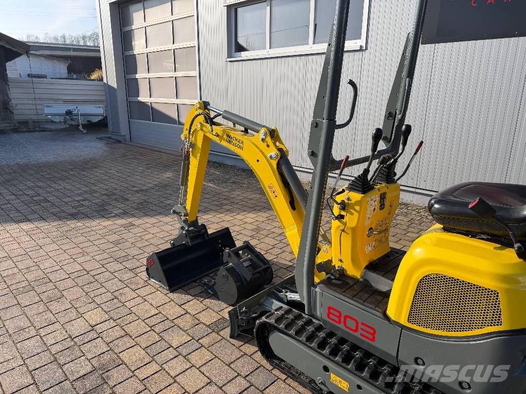 Wacker Neuson 803 Dual Power*2022*911H*2xLöffel*SW*MS01 Minibagger < 7t