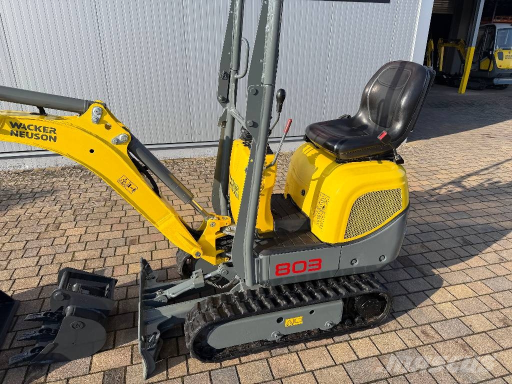 Wacker Neuson 803 Dual Power*2022*911H*2xLöffel*SW*MS01 Minibagger < 7t