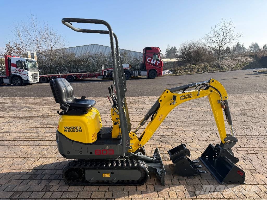 Wacker Neuson 803 Dual Power*2022*911H*2xLöffel*SW*MS01 Minibagger < 7t
