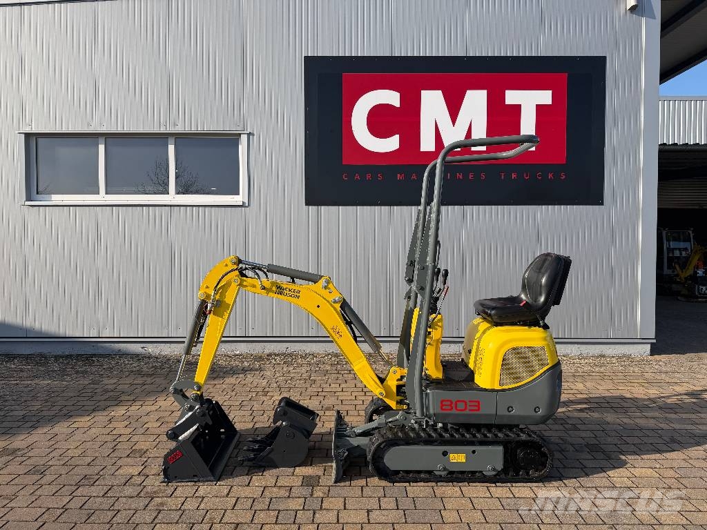 Wacker Neuson 803 Dual Power*2022*911H*2xLöffel*SW*MS01 Minibagger < 7t