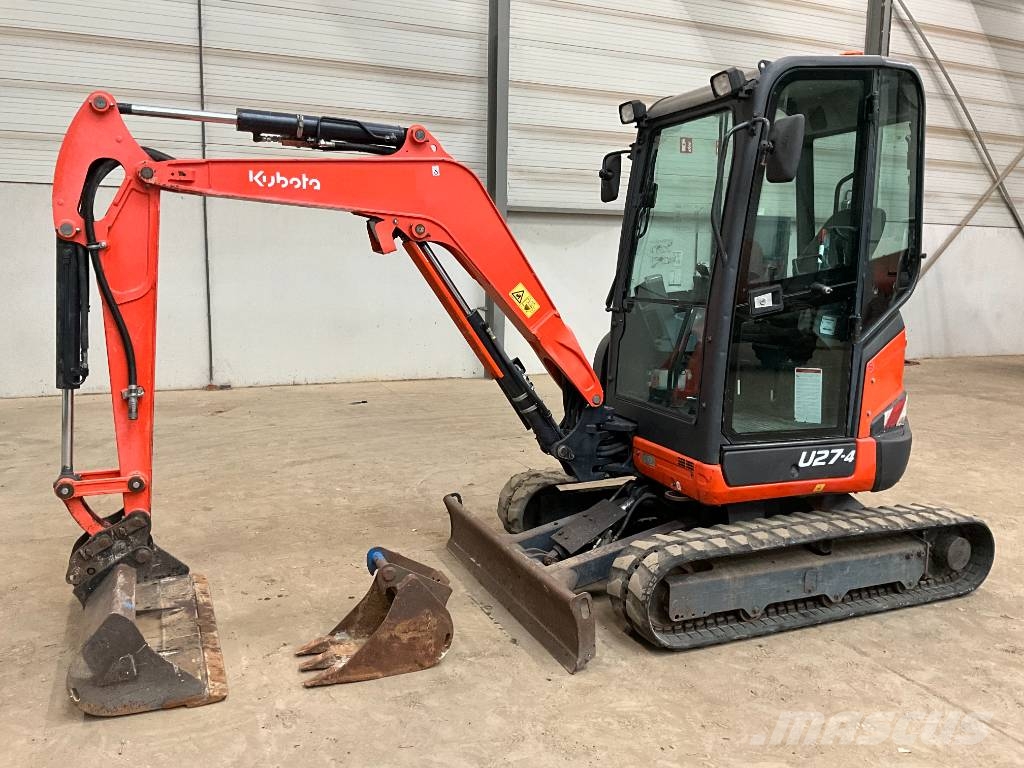 Kubota U 27-4 حفارات صغيرة أقل من 7 طن (حفارات صغيرة)