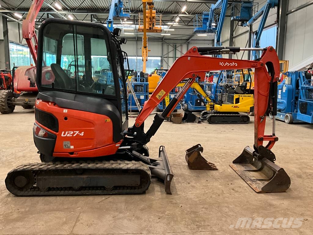 Kubota U 27-4 حفارات صغيرة أقل من 7 طن (حفارات صغيرة)